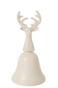 J-Line Decoratieve stolp hert - aluminium - gebroken wit