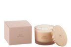 J-Line geurkaars Accords Essentiels - Rose Rêveuse - roze - 28U