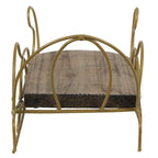 Kerstdecoratie Slee 26x13x12 cm Bruin Hout