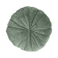 Flower kussen blauw groen dia40x12cm