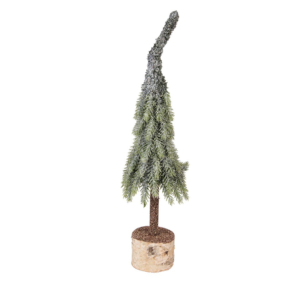 Mini Kunstkerstboom Ø 13x50 cm Groen Hout