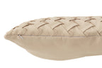 J-Line kussen Gewoven - polyester - beige