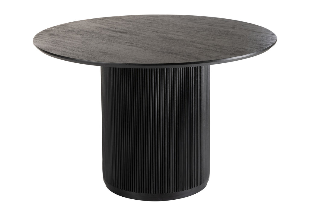 J-Line tafel Vincent - hout - zwart - large