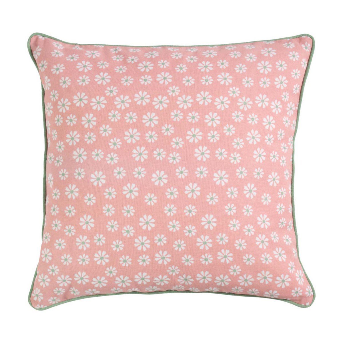 Daisy Flowers Kussen roze 50x50cm