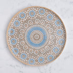 Cruise Tangier Rond Randloos Porseleinen Bord 27cm – Set van 6 | Marokkaans patroon dinerbord | Professioneel horecaservies