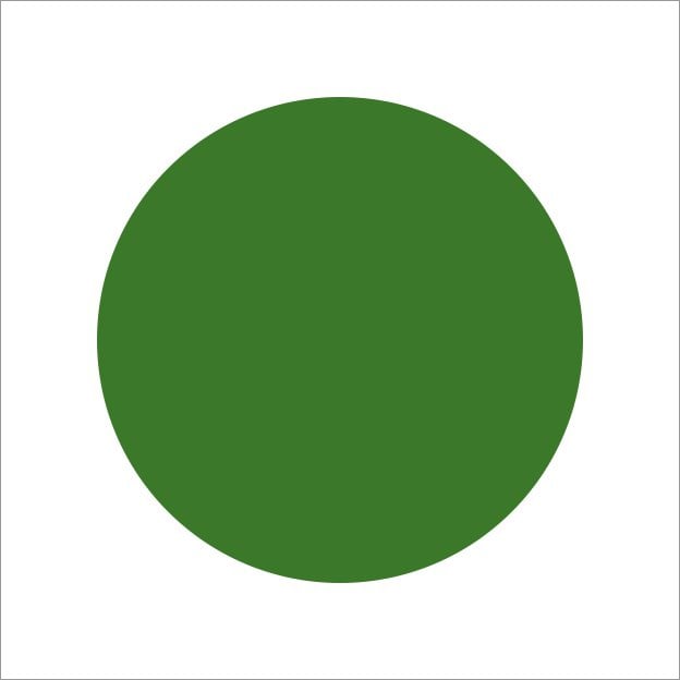 Blanco etiketten - Rond 35mm - appel groen