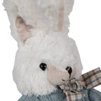Knuffel Konijn 22x24x24 cm Wit Pluche