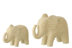 J-Line decoratie Olifant - polyresin - beige - L