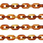 Brillenkoord acrylic chain verguld