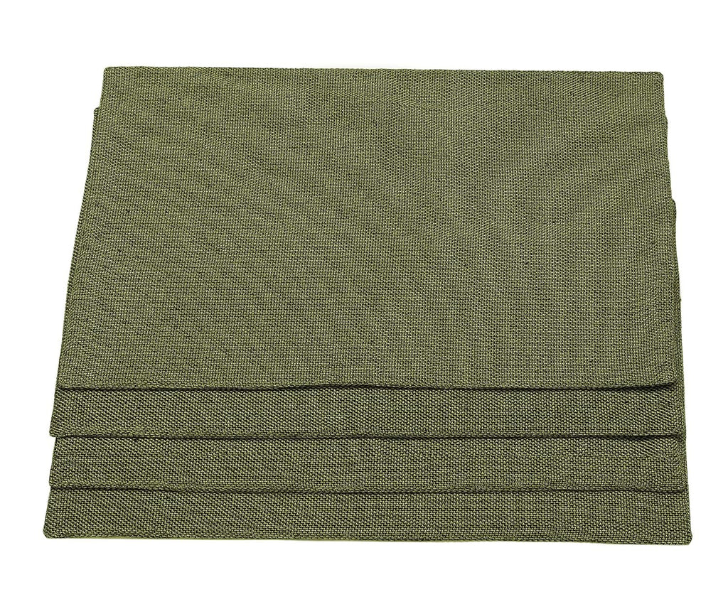 Tafelplacemats – jute en polyester, hittebestendig – 30x46cm (12"x18"), set van 4