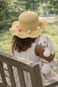 Hoed Kind Beige Papierstro