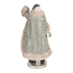Kerstdecoratie Beeld Kerstman 20x15x42 cm Beige Kunststof