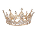 Hoofdband Vrouwen Kroon Ø 14x7 cm Goudkleurig Metaal