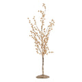 Decoratie Boom 9x9x46 cm Goudkleurig Metaal
