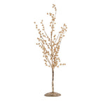 Decoratie Boom 9x9x46 cm Goudkleurig Metaal