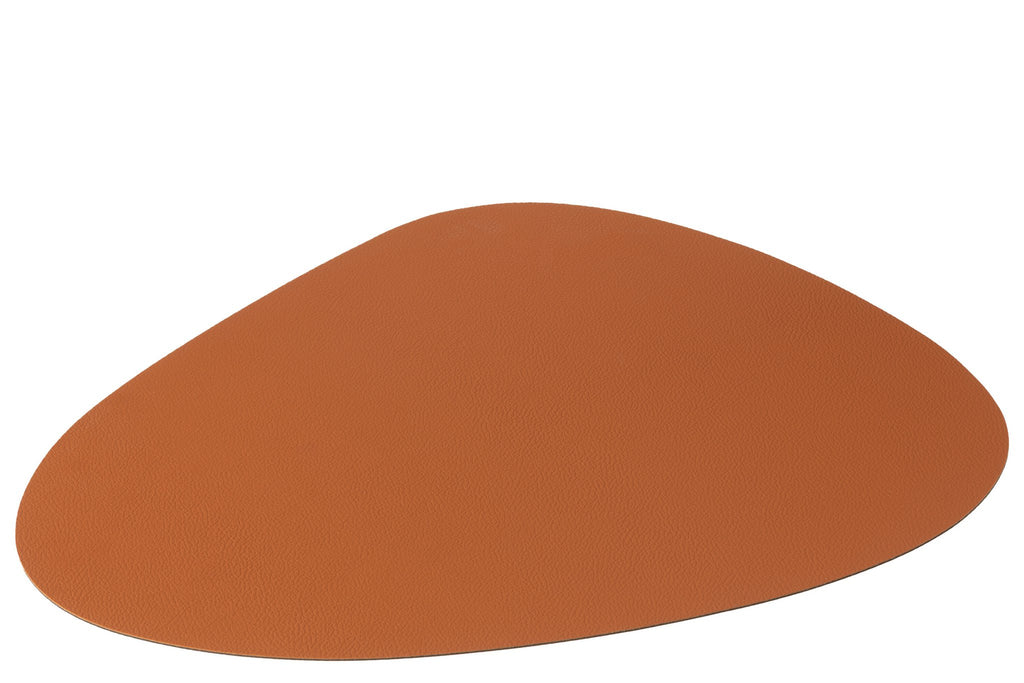 J-Line Steen placemat - kunststof - zwart