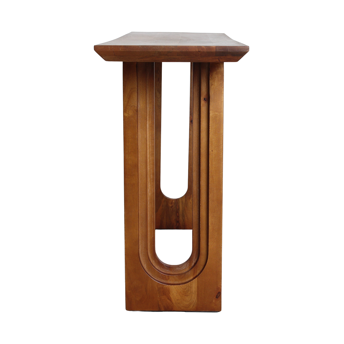 Bullnose mangohouten sidetable Chamfered