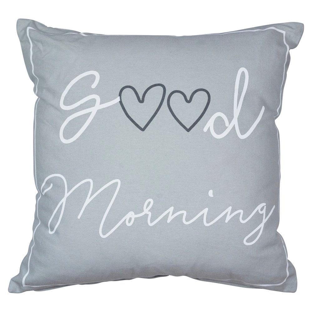Hartje kussen good morning 45x45cm*