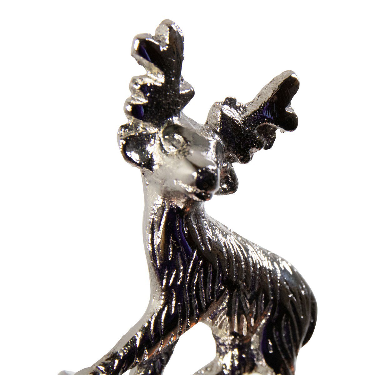 Wijnstopper rendier zilver 15x8x2cm