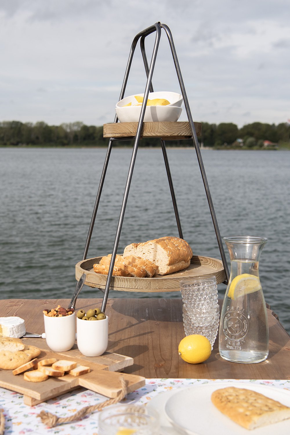 Karaf Ø 10x27 cm Glas Waterkan
