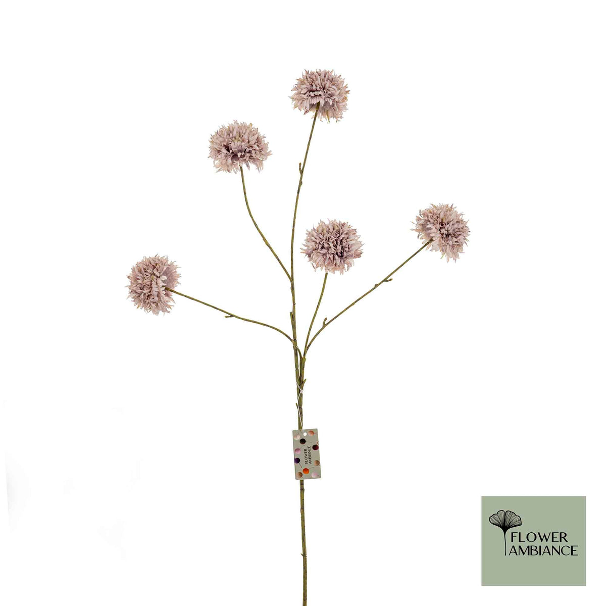 Pompom antique lt pink 71cm