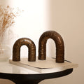 Modern aluminium boogsculptuur – decor met poedercoating