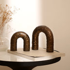 Modern aluminium boogsculptuur – decor met poedercoating