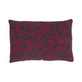 Flower Jacquard kussen bordeaux blauw 40x60cm