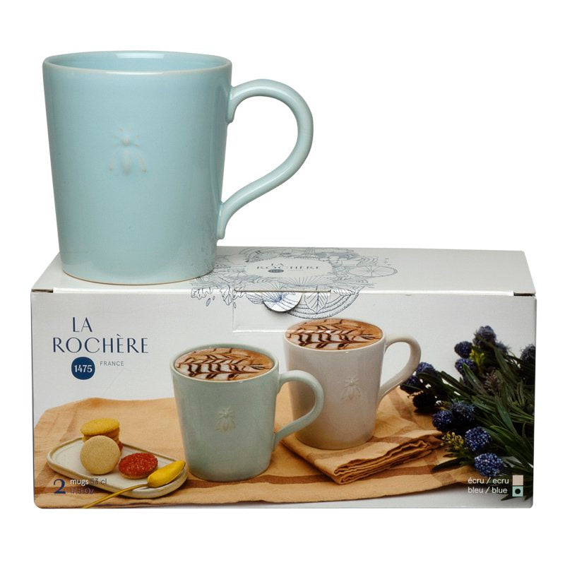 Abeille mok lichtblauw H11cm 52cl