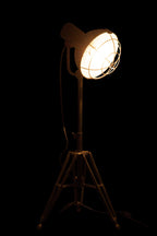 J-Line vloerlamp Spothlight - metaal - grijs
