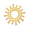 Sunburst houten wandspiegel – decoratieve spiegel