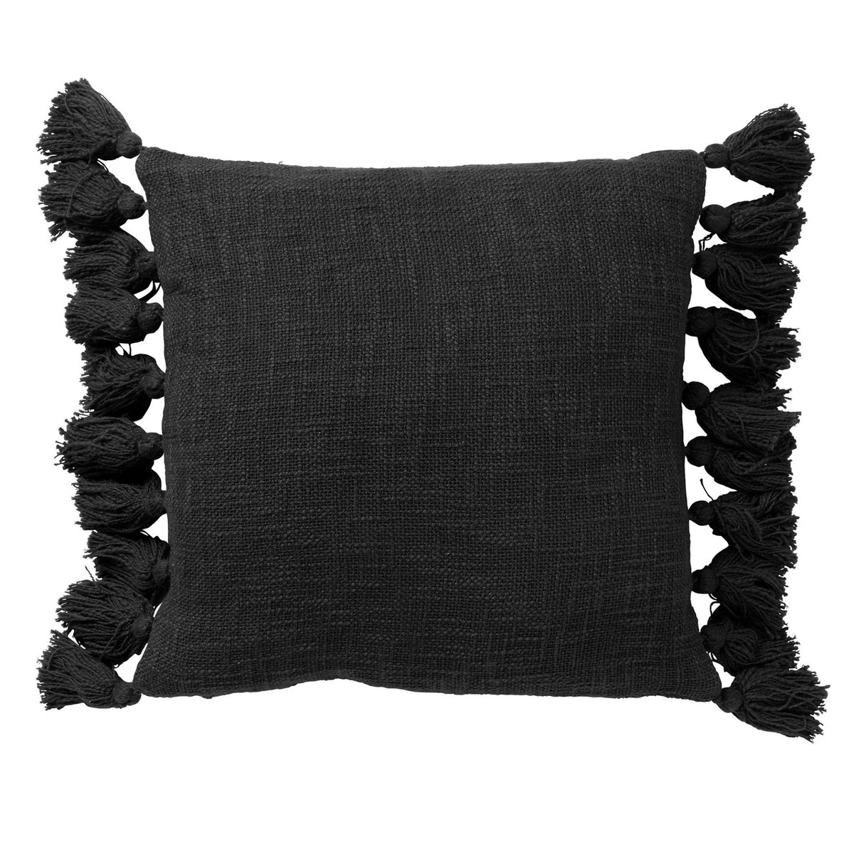 Dutch Decor Ruby - Kussen 45x45 cm - Katoen - Raaf - Zwart