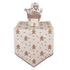 Broodmand Ø 15x16 cm Beige Katoen Gingerbread man