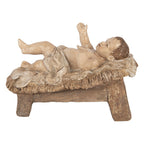 Kerstdecoratie Beeld Kerstgroep 23x12x47 cm Beige Kunststof