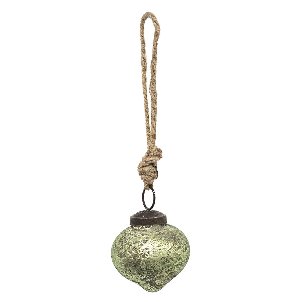 Kerstbal Ø 5 cm Groen Glas Kerstdecoratie