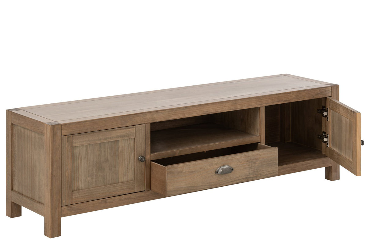 J-Line Tv-meubel Blois - grenenhout - naturel