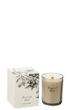 J-Line Geurkaars Bergamot Hout Coco Wax Large -50 Uur