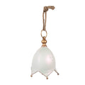 Decoratie Hanger Bel Ø 16x22 cm Wit Metaal