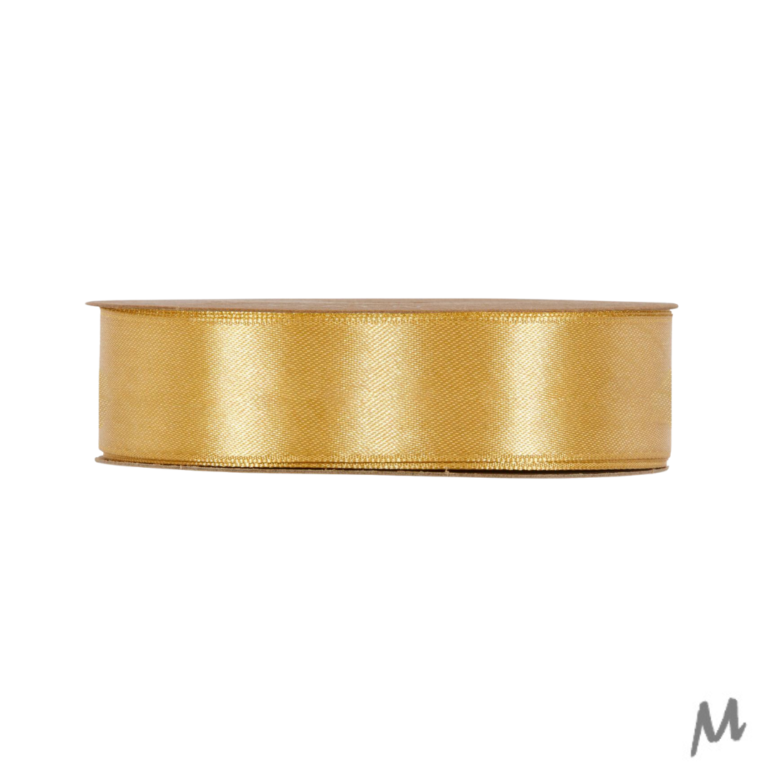 Double Satin Classic – Goud – 50m – Lint