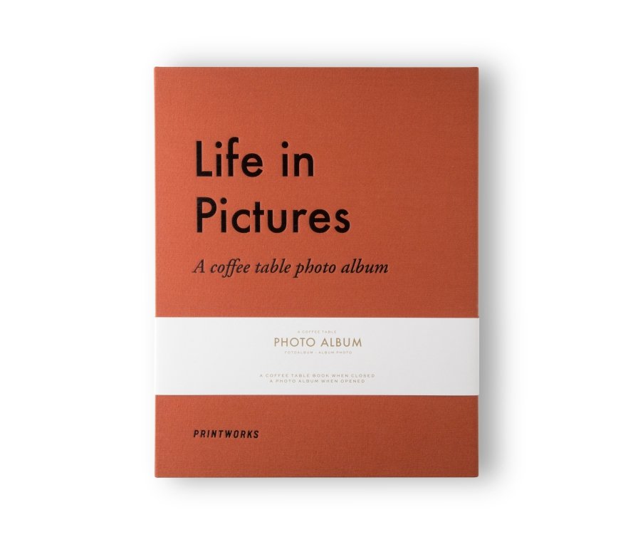 Printworks Fotoalbum - Life In Pictures - Oranje