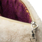 Schaap wit etui met hartje 15cm