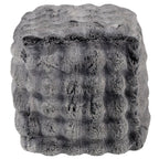Poef teddy bubble grijs 40x40x45cm