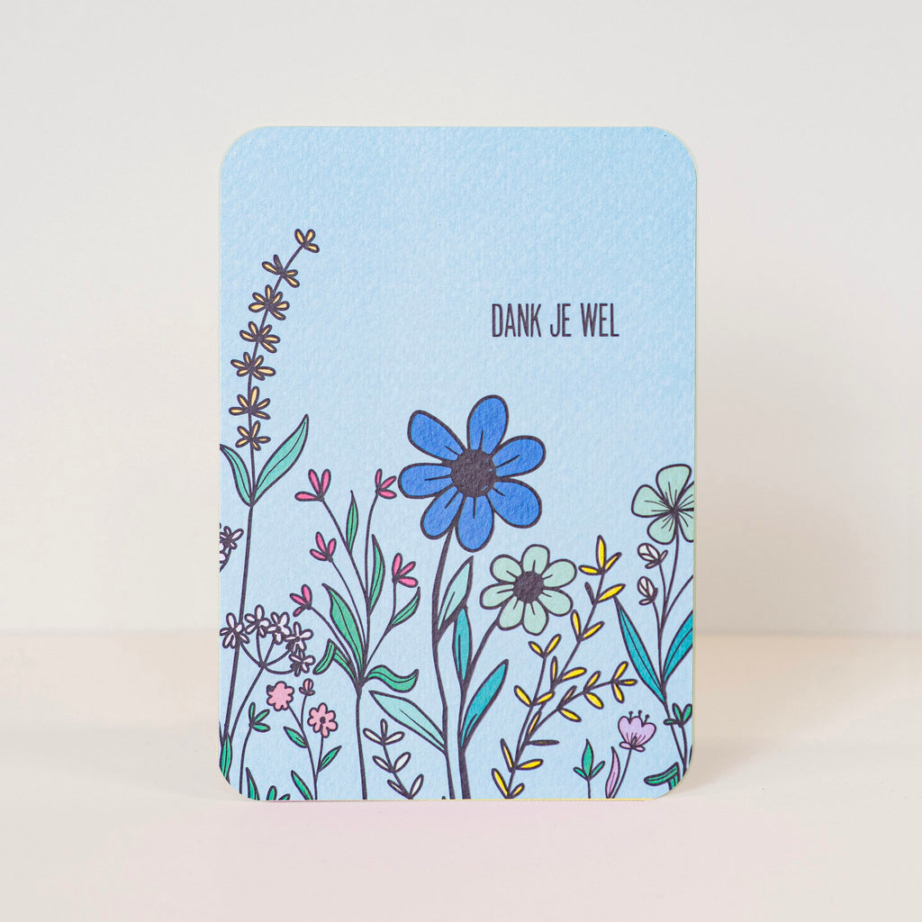 Postcard 'Denk aan je'