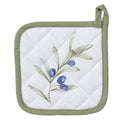 Kind Pannenlap 16x16 cm Wit Katoen Olijven