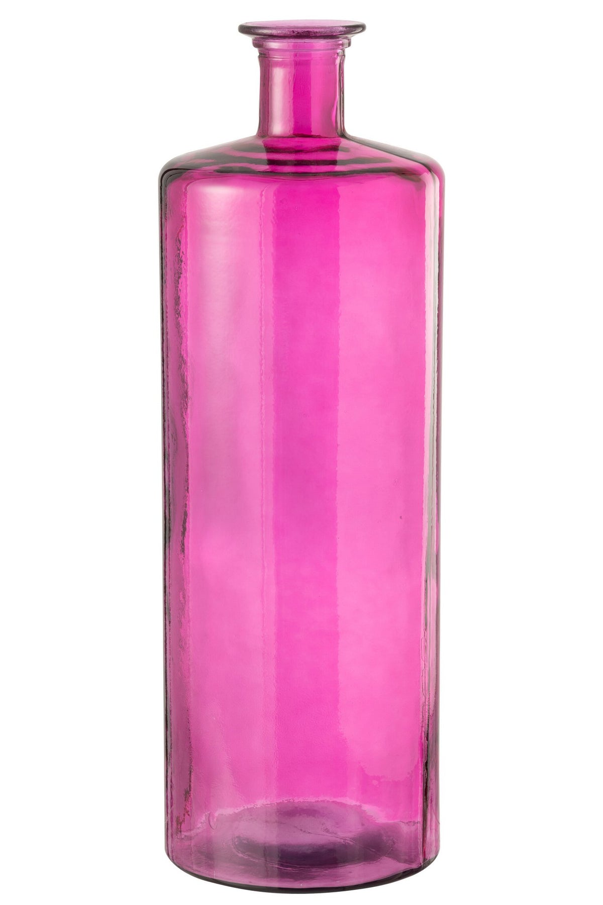 J -Line Vaas -fles - Glas - Roze - Small - 75 cm de zon