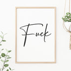 Fuck - Poster 5er set