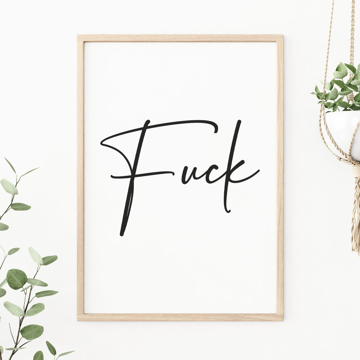 Fuck - Poster 5er set