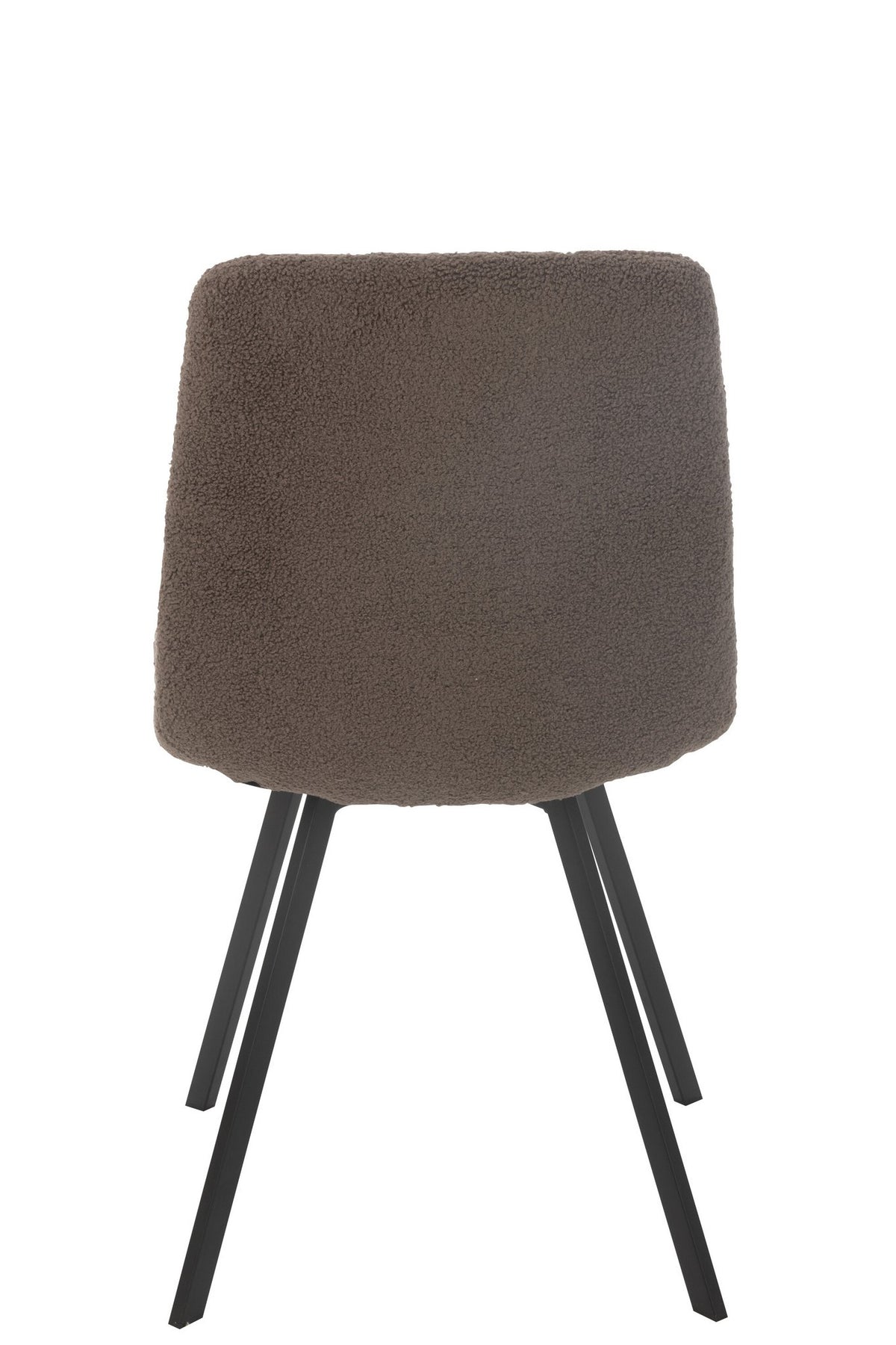 J-Line Eetstoel Clark Metaal/Polyester Bruin
