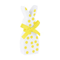 Ornament manmbolo geel 7x4x20 cm