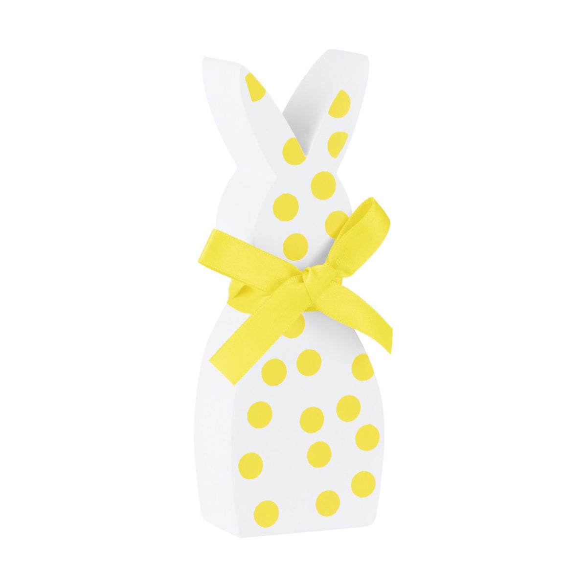 Ornament manmbolo geel 7x4x20 cm